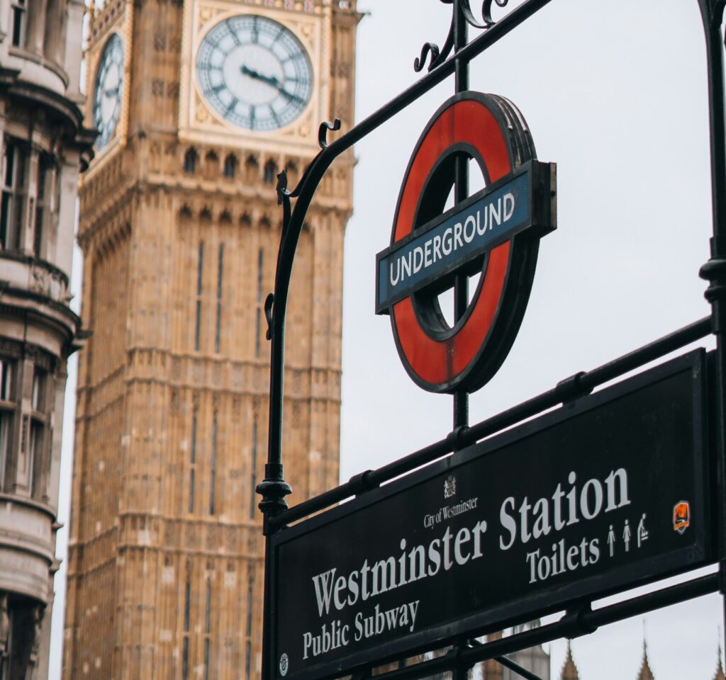 Big Ben by Westminster underground station. Pic by renate-dreyer-KfmIU6ul_VU-unsplash